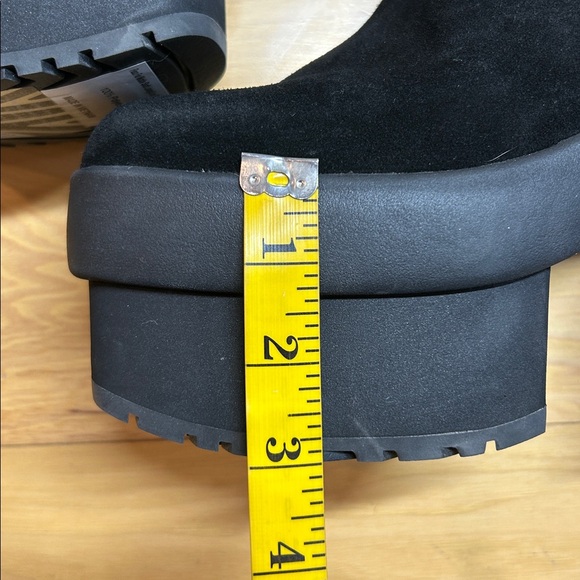 NWOT UGG Black Suede New Heights Platform Xtra Over the Knee Boots | Size 8.5 - Picture 7 of 11